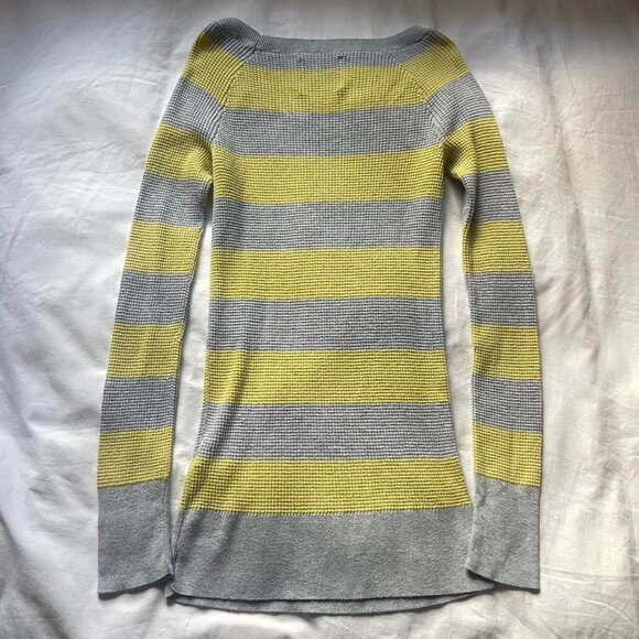 2000s American Eagle Outfitters Striped Waffleknit Top - Picture 7 of 7